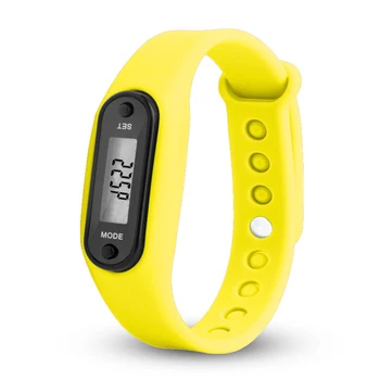 Mini Plastični Pametna Zapestnica Watch Števec Kalorij, Digitalni LCD Fitnes Tracker nalogo Spremljanja Pedometer Nepremočljiva Zapestje