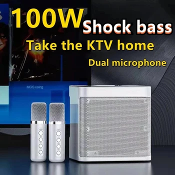 Ys-203 100W High Power Brezžični Prenosni Mikrofon za Bluetooth Zvoka na Prostem Družini Stranka Karaoke Subwoofer Boom Box caixa de som