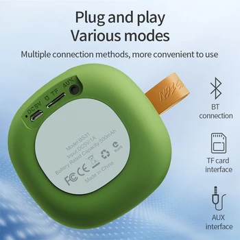 Hoco Prenosni Brezžični Bluetooth Zvočnik Mini Zvočnika Zvočni Sistem 3D Stereo Glasbeni Zvočnik Podpira TF Kartice AUX Način Predvajanje