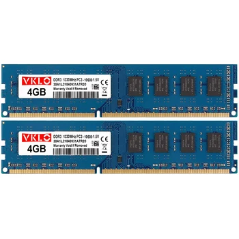 VKLO 4GB, 8GB DDR3 1066MHz 1333 1600MHZ PC3-8500U PC3-10600U PC3-12800U 240PIN DIMM Namizje Pomnilnika RAM Intel AMD združljiv