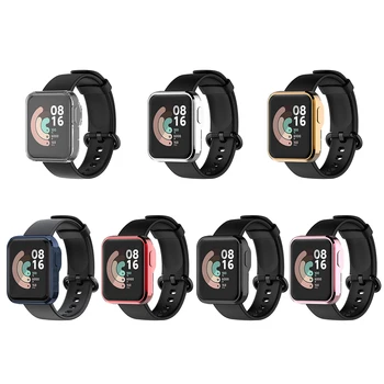 Ohišje za Xiaomi Mi Gledati Lite Redmi Watch Smartwatch Odbijača TPU Zaščitnik Zaslon Smart Watch Primeru Zajema Zamenjavo