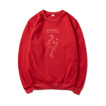 Vse Preveč Dobro Majica Rdeče Taylor je Različica Sweatshirts Folklore Puloverju Hoodie Ženske Dolg Rokav Priložnostne Top Majica Ženske