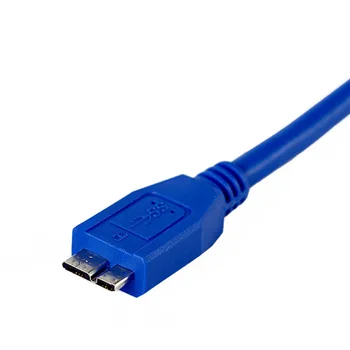 0,3 m/0,6 m/1m/1,5 m/1,8 m/3m/5m USB 3.0 Tip A Moški-Micro B Moški Podaljšek Kabel Adapter super hitrost hitrost prenosa podatkov
