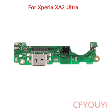 Original Za Sony Xperia XA2 Ultra Polnjenje prek kabla USB Vrata za Polnilnik Dock Priključek Vibrator Mikrofon Mic Vezje Flex Kabel