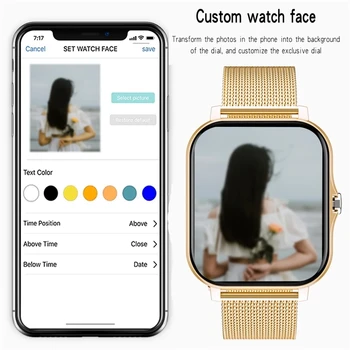 2021 Nove Ženske Pametno Gledati 1.69 Barvni Zaslon Poln Na Dotik Fitnes Tracker Bluetooth Klic Glasbe Pametna Ura Ženske Smartwatch Moški