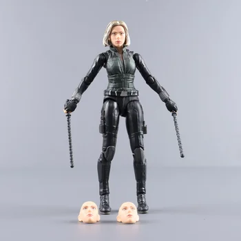 Marvel film Avengers znak Black widow akcijska figura model 6-palčni Natasha Romanoff gift box set zbirka model otroka darilo