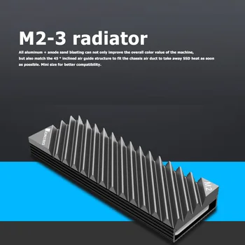 M. 2 SSD NVMe hladilnega telesa Heatsink M2 2280 SSD Trdi Disk Aluminija toplotnega Izmenjevalnika s Toplotno Tipke za Namizni RAČUNALNIK, Hladilnik Toplotne Tesnilo
