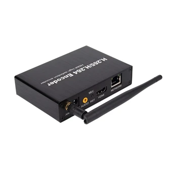 H. 265 H. 264 HDMI Video Audio Wifi Kodirnik Omrežja TV TF Shranjevanje HDMI Kodirnik H. 265 za Živo v Celici(EU Vtič)