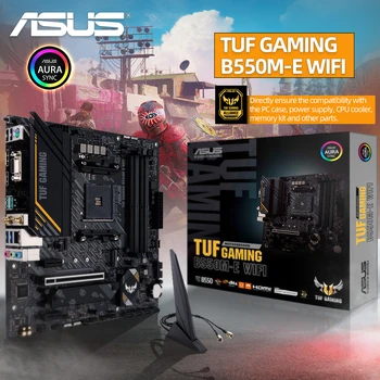 ASUS Nove TUF GAMING B550M-E (WI-FI) Motherboard Rudarstvo Kit Ryzen AM4 CPU Mikro-ATX B550M AMD B550 DDR4 Xeon 4600(OC) MHz 128G