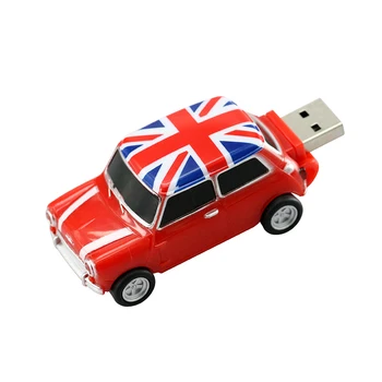 Nov USB Flash Drive Angliji Mini Cooper Avto 256GB Pendrive 4GB 8GB 16GB 32GB 64GB 128GB USB ključ Pen Drive Pomnilniški Disk za Shranjevanje