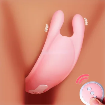 Daljinski upravljalnik Thrusting Dildo Vibratorji Spodnje hlače za Ženske Klitoris Stimulator Spolnih Odraslih, Pralni Ženski Masturbator Vagina Igrača