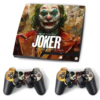 DC Joker Kože Nalepke, Nalepke za PS3 Slim PlayStation 3 Konzole in Krmilniki PS3 Slim Kože Nalepke Vinyl