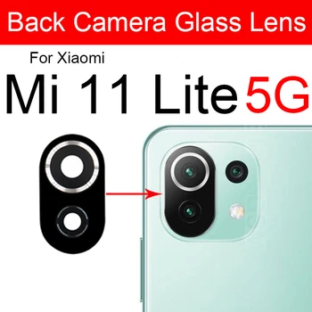 Za Xiaomi Mi 10 10T 11 Pro Lite 5G Mi 11 Ultra Opomba 10 Pro Zadaj Kamero Nazaj Steklo Objektiv Z Samolepilne Nalepke za Nadomestne Dele