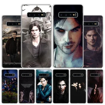 Vampir Dnevniki Ian Somerhalder Primeru Telefon Za Samsung Galaxy S10 Plus S20 FE S21 Ultra S10E S9 S8 S7 Rob J4 J6 + J8 Mehko