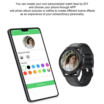 Kaihai nove pametne watch smartwatch moški ženske ure Fitnes zapestnica, da sprejemate klice Elektronska ura prilagodite obraz