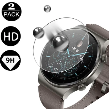 2PCS 2.5 D 9H Kaljeno Steklo Screen Protector Za Huawei watch GT 2 Pro Smartwatch Zaslon Zaščitne Folije Oprema