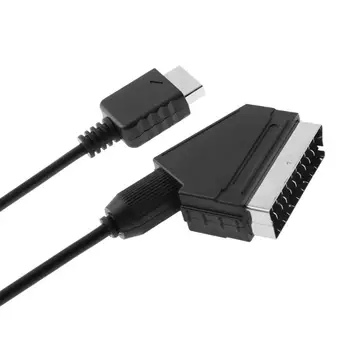 1Pcs RGB SCART Žice Kabla 1.8 m, 6 ft, TV AV-kabel za Sony Playstation 2 3 PS2 PS3 Slim Line Igre Konzole igralni dodatki