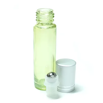12pcs/veliko Visoko Kakovostnih 10 ML Debelo Steklo Roll Na Prazno Steklenico Parfuma Eterično Olje Vialah z Nerjavečega Jekla Roller Ball