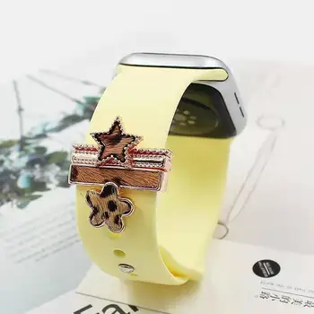 Luna Dekoracijo Za Apple watch band iWatch/Galaxy watch 4/3 Zapestnica Silikonski Trak Pribor Nakit star Dekorativni Čare