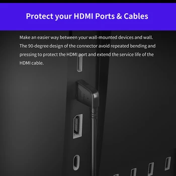 4K 60Hz Kabel HDMI-združljiv 2.0 za PS5 PS4 pro HDMI je združljiv kabel kabel s HDMI ARC CEC HDR podprte
