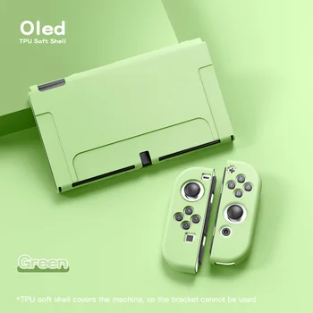Za Nintendo Stikalo OLED TPU Mehkega Silikona Kože Primeru, Roza, Vijolična Kritje Lupini Primeru Za Preklop OLED NS Pribor Ultra tanek