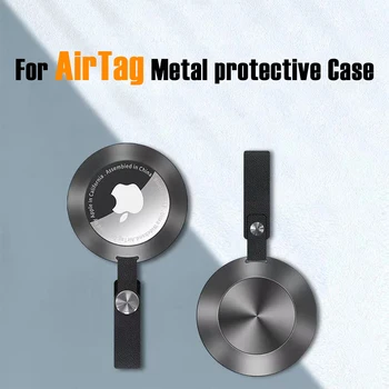 Magnetni Primeru Za Apple Airtag Premium Aluminija Zlitine Zaščitni Pokrov Za Zrak Oznako Finder Anti-Scratch Lupini za AirTags