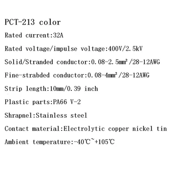 30/50/100 KOS/veliko Pin-213/ 222-213 color mini hitro žice, Priključki Univerzalno Ožičenje Kompaktne Spojnik push-v Terminal Blok