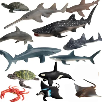 13 Kidns Simulacije Sea Life Slika Zbirateljske Igrače Morska Želva Živali Figuric Otroci Plastičnih Cementa Živali Kognitivne Igrače