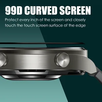 99D Ukrivljen Polno Kritje Screen Protector Za Huawei Watch GT 2 Pro 2e GT2 GT2e 46mm 42mm Pametne Ure Mehko Zaščitno folijo