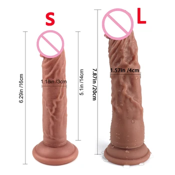 Nosljivi Penis Hlače Dildo Strapon Realne Dildos Silikonski Penis priseska Sex Igrače za Ženske Dildo Ženska Masturbacija