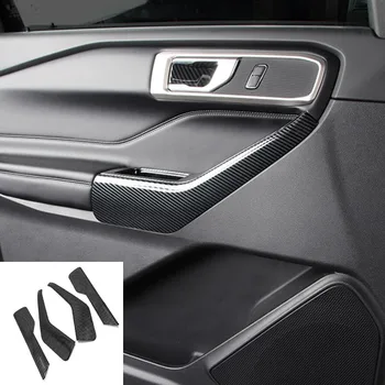 Primerni Za Ford Explorer 2020 2021 ABS/Ogljikovih Notranje Preureditve Avto Notranja Vrata Strani Armrest Kritje Trim Avto Styling Dodatki