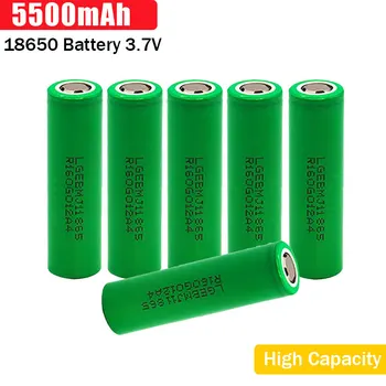 Original baterija Li-ion, 3.7 V 18650 5500mAh Baterije 18650 Visoko zmogljivimi Litij Baterije za ponovno Polnjenje Svetilke Za Svetilko 2021 Nova