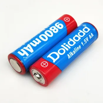 4~20 kos AA baterija za ponovno polnjenje 9800mah 1,5 V Novi Alkalni Polnilna batery za led luči, igrače, mp3