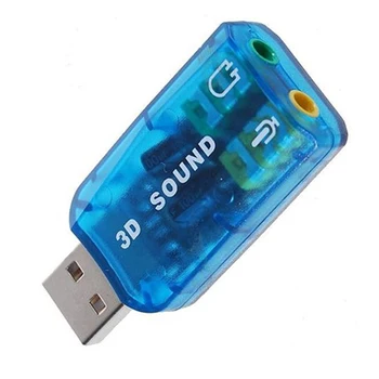 USB, 5.1 Stereo Zvok Sim Adapter (za Windows 7 je Združljiv)