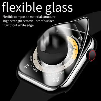 Slim Watch 360 Cover Za Apple Watch Primeru, 6 SE 5 4 3 2 1 Mehka Jasno TPU Screen Protector Za IWatch Serije 5 44 MM