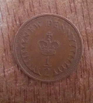 17 mm UK Združeno Kingdom1/2 pol pence Commonwealtha Kovancev Stari Originalni Kovanec Zbirateljske Edition Realno Naključno Leto