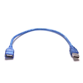 23 cm Modra USB 2.0 Extension Moški-Ženski Konektor Kabel za Mouse/Keyboard/Kamera
