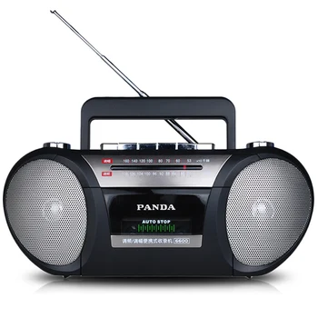 PANDA 6600 Trak Pralni Mala MINI posamezno Kartico Kasetni Diktafon, FM/MW, Dve Band Radio