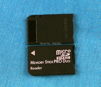 1pcs SDHC TF za MS Pro Duo Card Adapter Pretvornik Memory Stick Pro Duo Reader Za PSP 1000 2000 3000 psp1000 2000 3000
