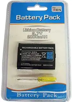 Baterija Združljiv z Nintendo 2DS / Novo 2DS XL / 3DS / Wii U Pro Krmilnik, CTR-003, CTR-001 2000mAh baterija