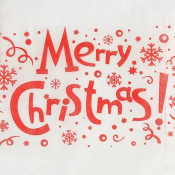 1Roll Santa Merry Christmas Dobave Natisnjeni Toaletni Papir Doma kopalnico Wc Papirja Tkiva Roll Xmas Darila Dekor#w