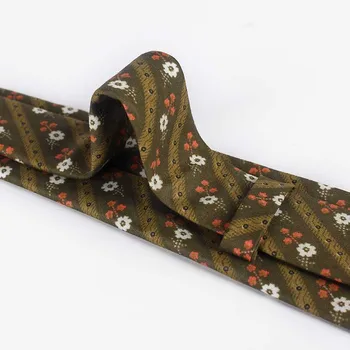 Linbaiway 6.5 cm Cvetlični Jacquardske Kravatni Za Moške Bombaž Vratu Vezi Za Ženske Odraslih Klasičnih Suh Cravate Ozko Kravato po Meri LOGO