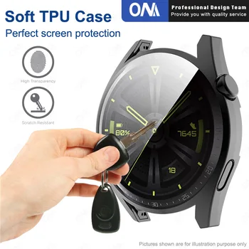 2-Pack Screen Protector Primeru za Huawei Watch GT3 GT 3 GT2 2E Pro 42mm 46mm TPU Smartwatch Pokrov Zaščitni Odbijača za Gledanje 3