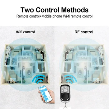 EWeLink RF 4CH 433 WiFi Stikalo Modul 1CH APP Remote Control Smart števcem za Pametni Dom z Alexa googlova domača stran