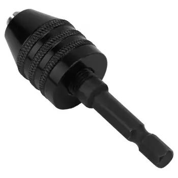 6,35 mm Hitro Spremenijo brez ključa Drill Drill Bit Chuck Chuck Hex Kolenom Adapter Pretvornik Orodje