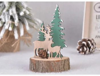 Umetni Mini Božična Drevesa Nadgradnjo Sisal Dreves, Lesa Znanja Steklenico Krtačo Dreves Za Božič Vrh Namizni Dekor Pozimi Obrti