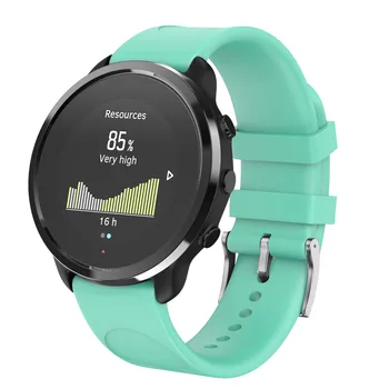 20 mm Silikonski Zamenjava Watch Band Watch Trak za Suunto 3 Fitnes z krog Krog Vzorec Smartwatch Zapestnico, Unisex