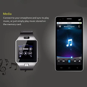 DZ09 Bluetooth Smart Gledajo Moški Ženske Zaslon na Dotik Fitnes Tracker Monitor Zapestnica Šport Nepremočljiva Smartwatch PK P8 Y68 Watch