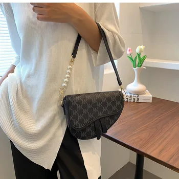 Sedlo torbica ženska usnjena torba design luksuzni vrečko za žensko crossbody torba torba pod pazduho vrečko strani torbe za ženske