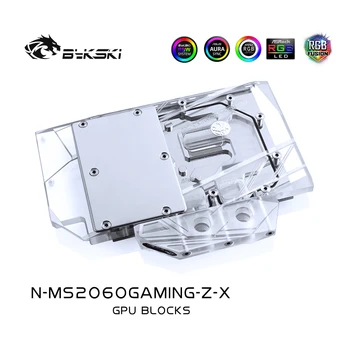 Bykski N-MS2060GAMING-Z-X, Polno Kritje Grafične Kartice Vodni Hladilni Blok Za MSI RTX2060 Gaming Ž 6 G